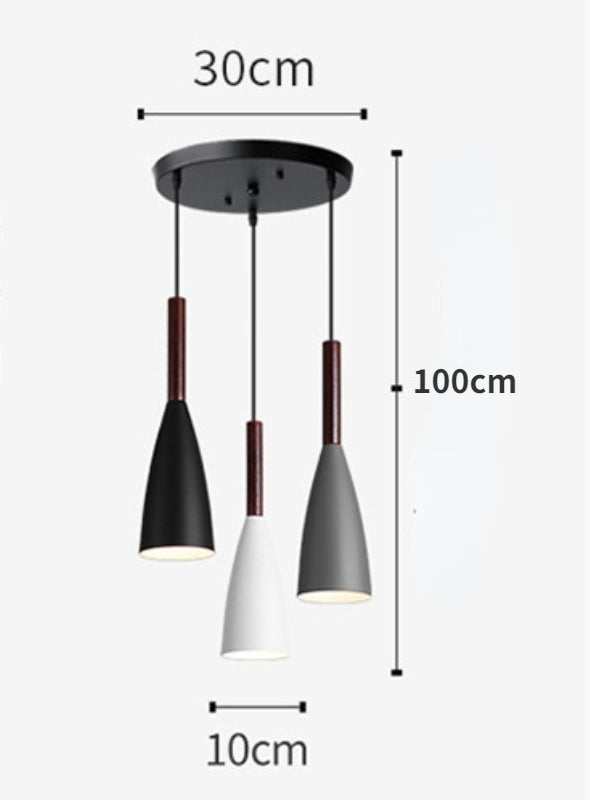 3-Head Minimalist Pendant Light
