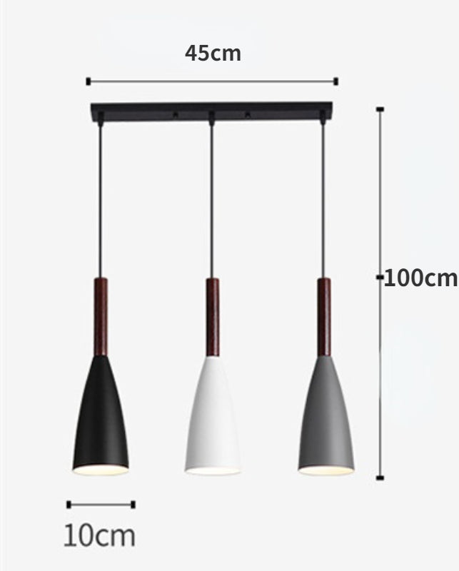 3-Head Minimalist Pendant Light