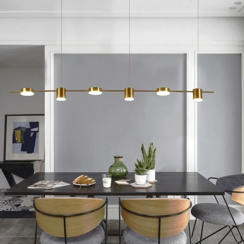 5-Head Minimalist Pendant Light