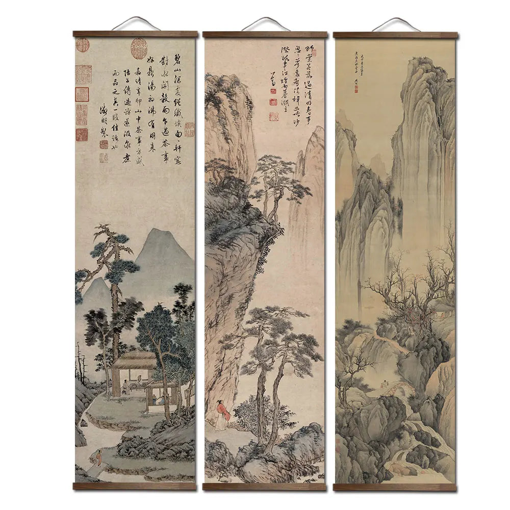 Chinese Landscape Canvas Wall Art