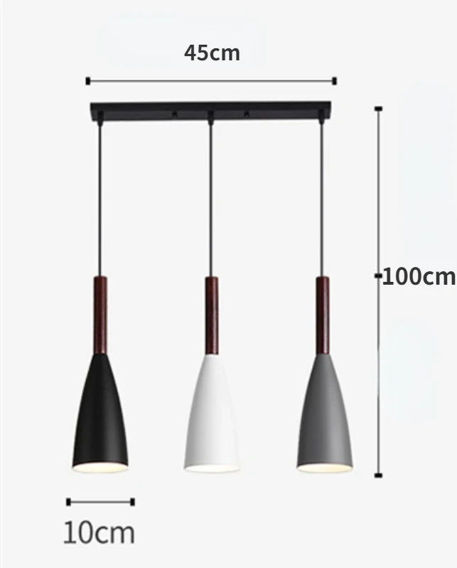 3-Head Minimalist Pendant Light