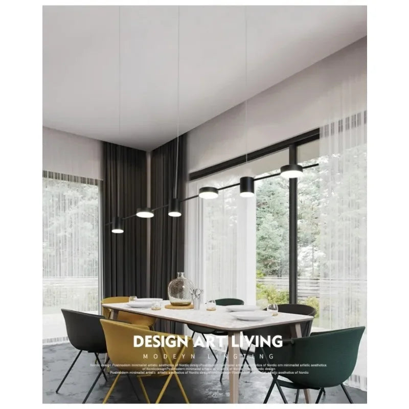 5-Head Minimalist Pendant Light